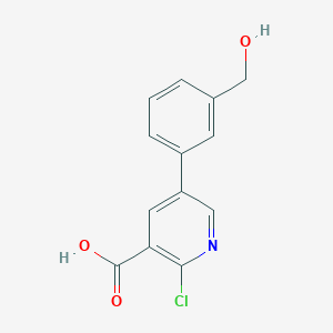 molecular formula C13H10ClNO3 B6387157 MFCD18316935 CAS No. 1261889-82-0