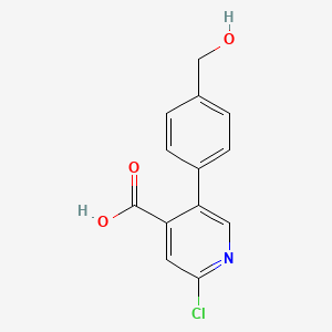 molecular formula C13H10ClNO3 B6387179 MFCD18316948 CAS No. 1261930-30-6