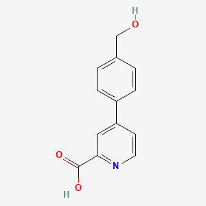 4-(4-Hydroxymethylphenyl)picolinic acid, 95%