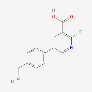 molecular formula C13H10ClNO3 B6387194 MFCD18316947 CAS No. 1261930-13-5