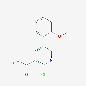 2-Chloro-5-(2-methoxyphenyl)pyridine-3-carboxylic acid