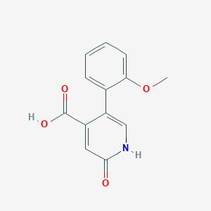 2-Hydroxy-5-(2-methoxyphenyl)isonicotinic acid