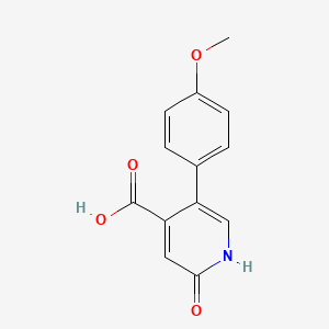 2-Hydroxy-5-(4-methoxyphenyl)isonicotinic acid