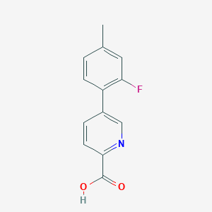 5-(2-Fluoro-4-methylphenyl)picolinic acid