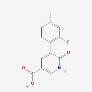 5-(2-Fluoro-4-methylphenyl)-6-hydroxynicotinic acid