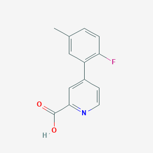 4-(2-Fluoro-5-methylphenyl)picolinic acid