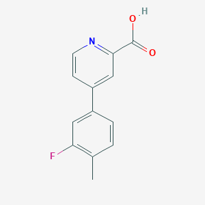 4-(3-Fluoro-4-methylphenyl)picolinic acid