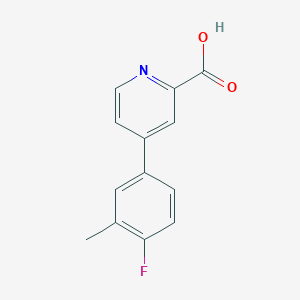 4-(4-Fluoro-3-methylphenyl)picolinic acid