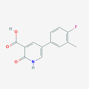 5-(4-Fluoro-3-methylphenyl)-2-hydroxynicotinic acid