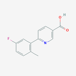 6-(5-Fluoro-2-methylphenyl)pyridine-3-carboxylic acid