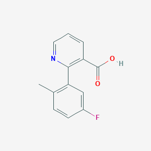 molecular formula C13H10FNO2 B6387659 MFCD18317054 CAS No. 1261954-22-6