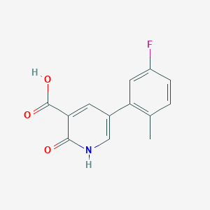 5-(5-Fluoro-2-methylphenyl)-2-hydroxynicotinic acid