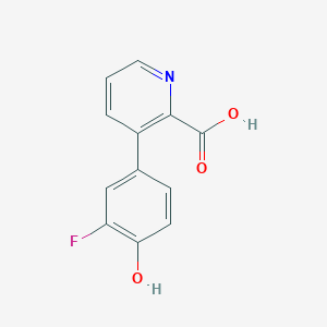 3-(3-Fluoro-4-hydroxyphenyl)picolinic acid