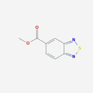 molecular formula C8H6N2O2S B063877 2,1,3-苯并噻二唑-5-甲酸甲酯 CAS No. 175204-21-4