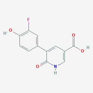 molecular formula C12H8FNO4 B6387733 MFCD18317080 CAS No. 1261919-63-4