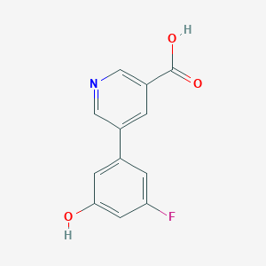 5-(3-Fluoro-5-hydroxyphenyl)pyridine-3-carboxylic acid