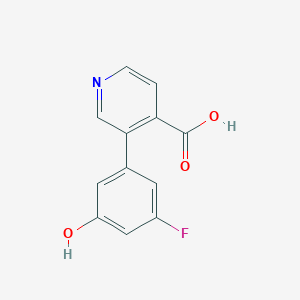 3-(3-Fluoro-5-hydroxyphenyl)pyridine-4-carboxylic acid