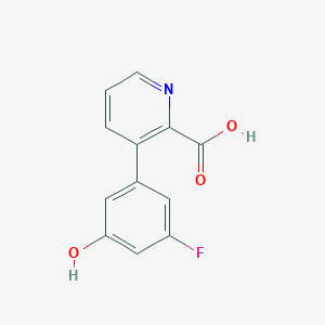 3-(3-Fluoro-5-hydroxyphenyl)picolinic acid