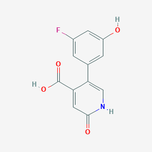 molecular formula C12H8FNO4 B6387794 MFCD18317096 CAS No. 1261954-46-4