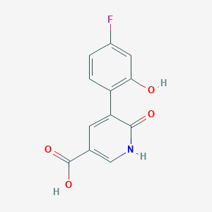 5-(4-Fluoro-2-hydroxyphenyl)-6-hydroxynicotinic acid, 95%