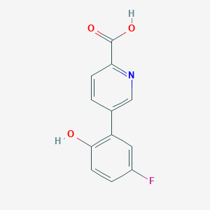 5-(5-Fluoro-2-hydroxyphenyl)picolinic acid