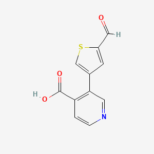 molecular formula C11H7NO3S B6387894 MFCD18317135 CAS No. 1261997-75-4