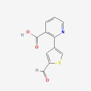 molecular formula C11H7NO3S B6387905 MFCD18317136 CAS No. 1261946-84-2