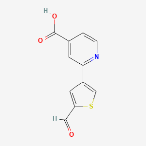 molecular formula C11H7NO3S B6387916 MFCD18317134 CAS No. 1261997-51-6