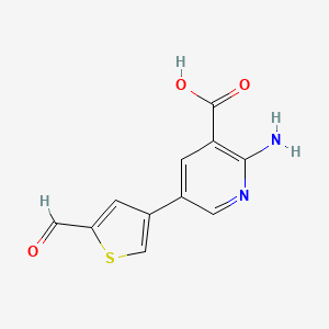 molecular formula C11H8N2O3S B6387923 MFCD18317144 CAS No. 1261968-35-7