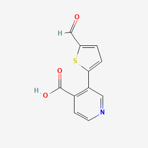 molecular formula C11H7NO3S B6387960 MFCD18317152 CAS No. 1261946-97-7