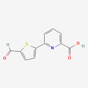 6-(5-Formylthiophen-2-YL)picolinic acid