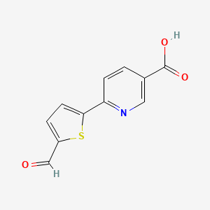 molecular formula C11H7NO3S B6388006 MFCD18317154 CAS No. 1261912-24-6