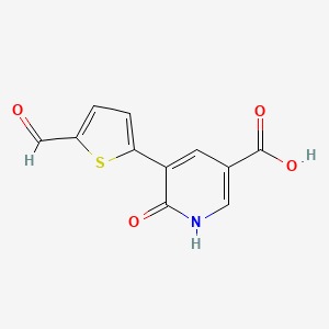 molecular formula C11H7NO4S B6388022 MFCD18317163 CAS No. 1261947-27-6