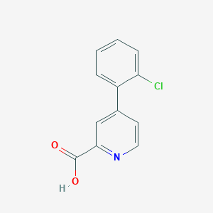 molecular formula C12H8ClNO2 B6388038 4-(2-Chlorophenyl)picolinic acid CAS No. 1258615-54-1