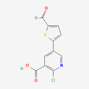 molecular formula C11H6ClNO3S B6388041 MFCD18317165 CAS No. 1261998-02-0