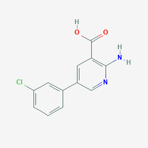 2-Amino-5-(3-chlorophenyl)pyridine-3-carboxylic acid