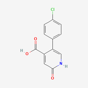 5-(4-Chlorophenyl)-2-hydroxyisonicotinic acid