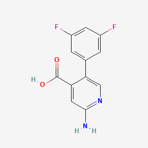 2-Amino-5-(3,5-difluorophenyl)pyridine-4-carboxylic acid