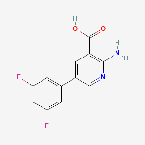 2-AMINO-5-(3,5-DIFLUOROPHENYL)NICOTINIC ACID