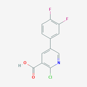 2-Chloro-5-(3,4-difluorophenyl)pyridine-3-carboxylic acid