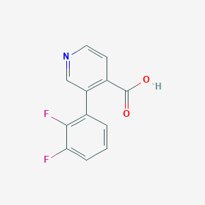 molecular formula C12H7F2NO2 B6388232 3-(2,3-Difluorophenyl)pyridine-4-carboxylic acid CAS No. 1261660-61-0