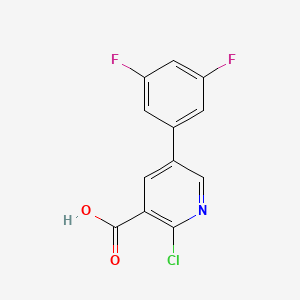 2-Chloro-5-(3,5-difluorophenyl)pyridine-3-carboxylic acid