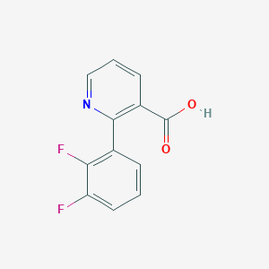 molecular formula C12H7F2NO2 B6388246 2-(2,3-Difluorophenyl)nicotinic acid CAS No. 1261504-55-5