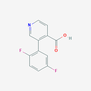 3-(2,5-Difluorophenyl)pyridine-4-carboxylic acid