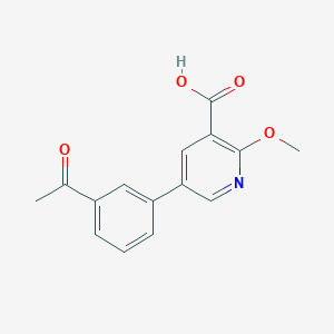 molecular formula C15H13NO4 B6388490 MFCD18317261 CAS No. 1261930-38-4