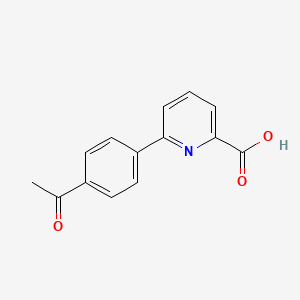 6-(4-Acetylphenyl)picolinic acid