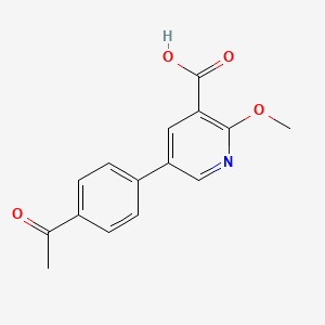 molecular formula C15H13NO4 B6388514 MFCD18317275 CAS No. 1261921-09-8