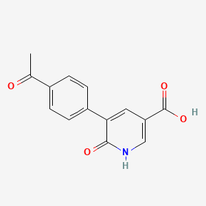 5-(4-Acetylphenyl)-6-hydroxynicotinic acid