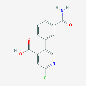 molecular formula C13H9ClN2O3 B6388762 MFCD18085725 CAS No. 1258621-20-3