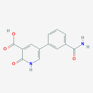 5-(3-Aminocarbonylphenyl)-2-hydroxynicotinic acid